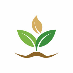 vector green leaf icon