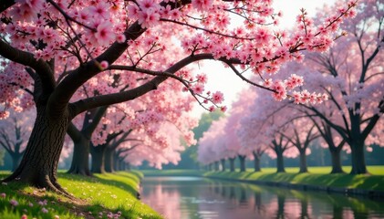 Cherry blossoms in Hurd Park's spring splendor, photography, bloom
