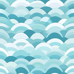 seamless pattern with waves