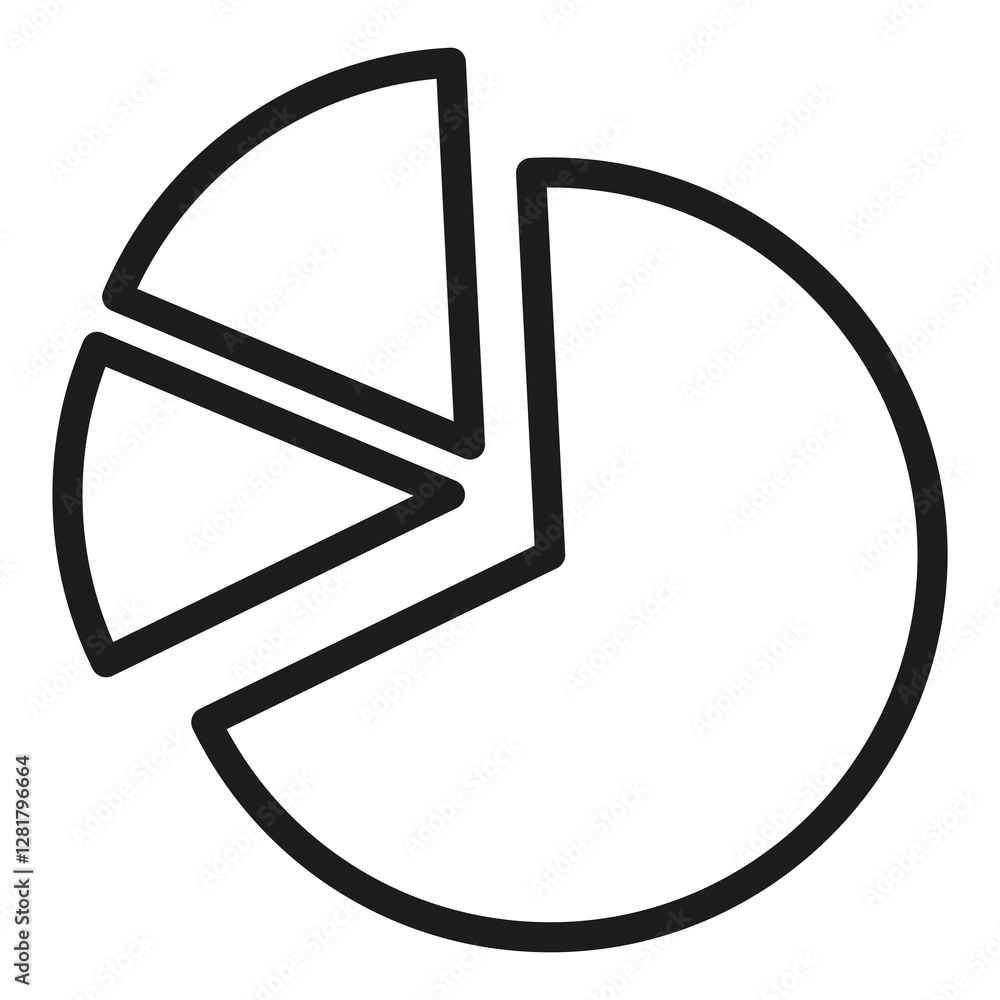Poster chart vector icon