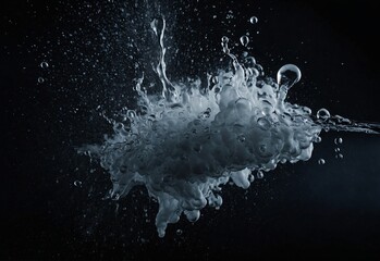 spray water drop droplet steam fog air