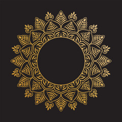 Luxury Golden Royal Mandala Design Vector