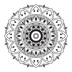 mandala round ornament