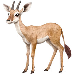 Obraz premium Detailed Illustration of a Hartebeest with Unique Features and Textures for Use in Nature or Wildlife Projects