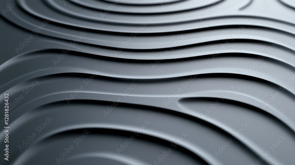 Poster abstract gray wave pattern textured background for creative use