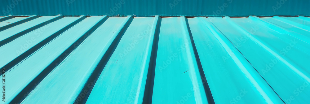 Poster light blue vertical ribbed texture - architectural background for design and print