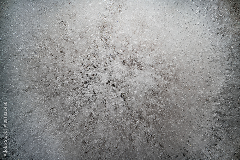Poster close up macro shot of ice surface - texture for computer graphics, texturing, compositing or as a b