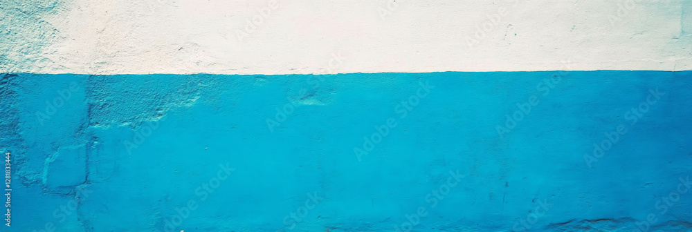Poster blue and white wall texture with smooth gradient for background design