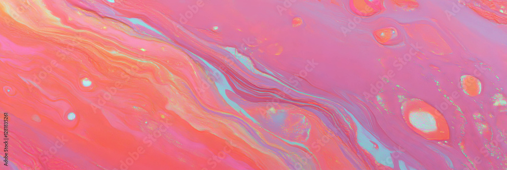 Poster vivid abstract art with colorful swirls and textured patterns for creative design