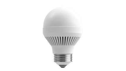 Bright white light bulb, illuminating innovation and inspiring ideas for a brighter future