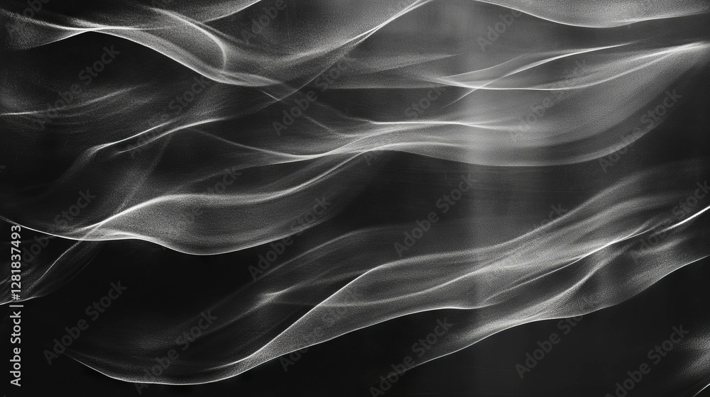 Poster abstract chalkboard texture with smooth varied chalk lines for artistic background design