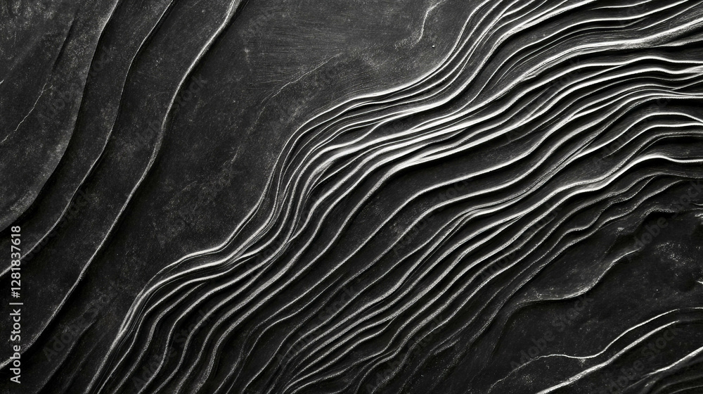 Poster intricate chalkboard texture with smooth and varied chalk lines for artistic background design