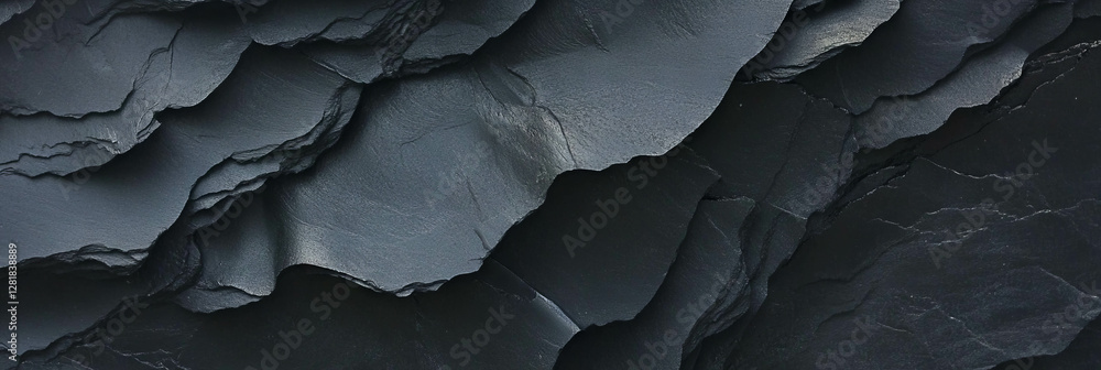 Poster dark textured plaster surface with deep coarse layers for artistic design and background