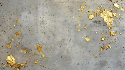 Elegant concrete surface with gold flakes texture for luxury interior design