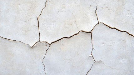 Fototapeta premium Weathered Concrete Macro – Realistic Cracked Industrial Surface