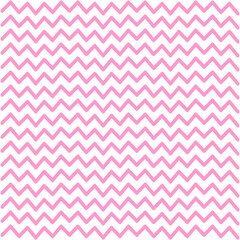 Simple pink and white chevron pattern.