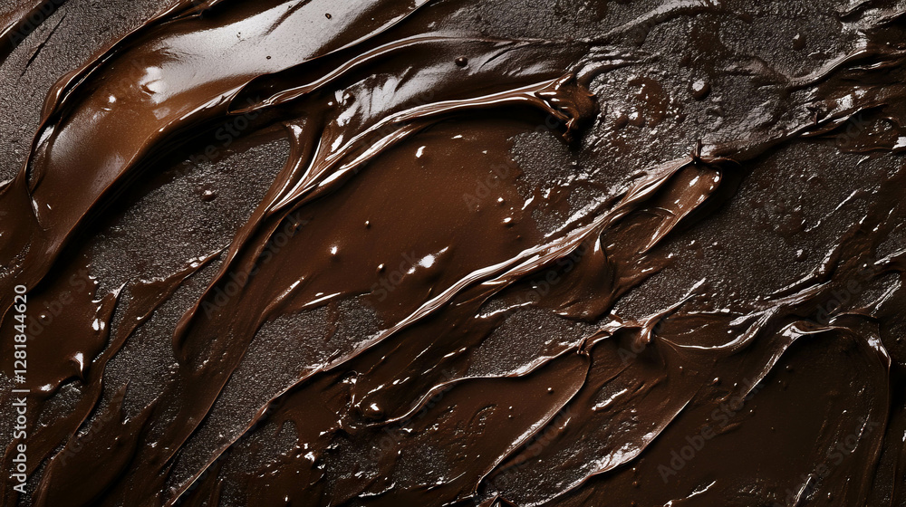 Poster dark flowing wet mud texture for surface design and backgrounds