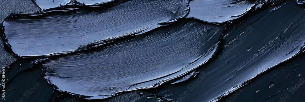 Aufkleber abstract texture of dark paint with broad brush strokes for artistic background design