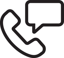 phone massegge chat bubble icon