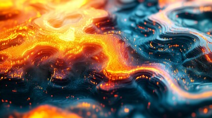 The surging technological light flow