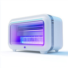 Fototapeta premium Ultraviolet sterilizer on a white background