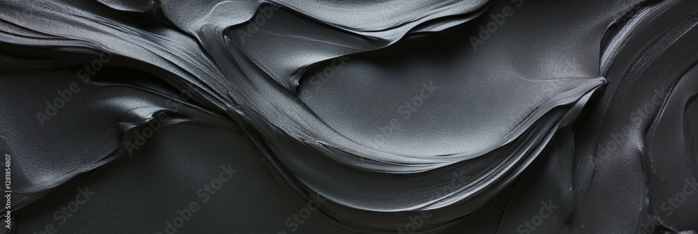 Poster elegant dark plaster texture with subtle flowing lines for artistic background design