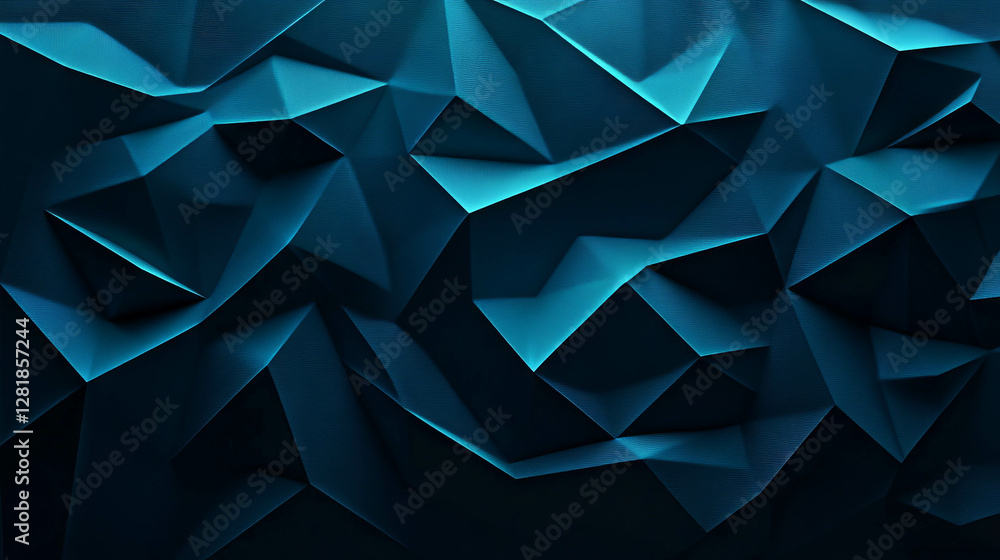 Aufkleber geometric neon wall texture with sharp light for modern design concepts