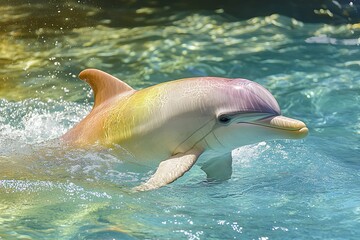 Dolphin Jumping in Water