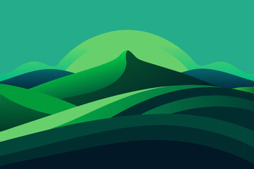 Obraz premium set of nature background creative design art