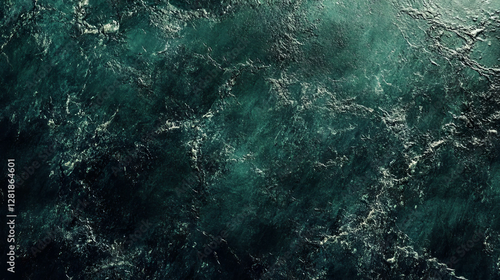 Poster dark green chalkboard texture with shadow effect for background design