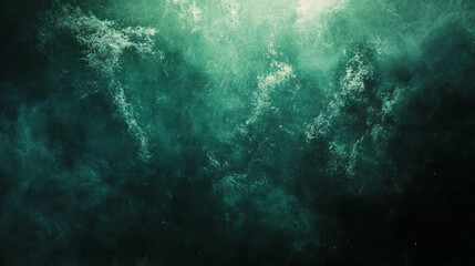 Obraz premium Abstract green chalkboard texture with soft chalk dust effect for creative background design