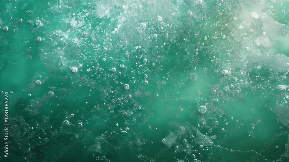 Poster abstract green chalkboard texture with faint chalk patterns for background and design