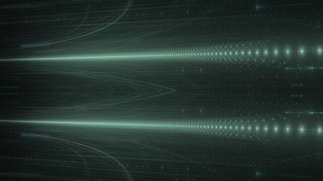 Digitaler Datenstrom - schnelles Internet, Energie, Forschung, Wissenschaft, Innovation, Technologie, Computer, Netzwerk, Kommunikation, synchron,  k&uuml;nstliche Inteligenz, Digitalisierung, t&uuml;rkis, gr&uuml;n