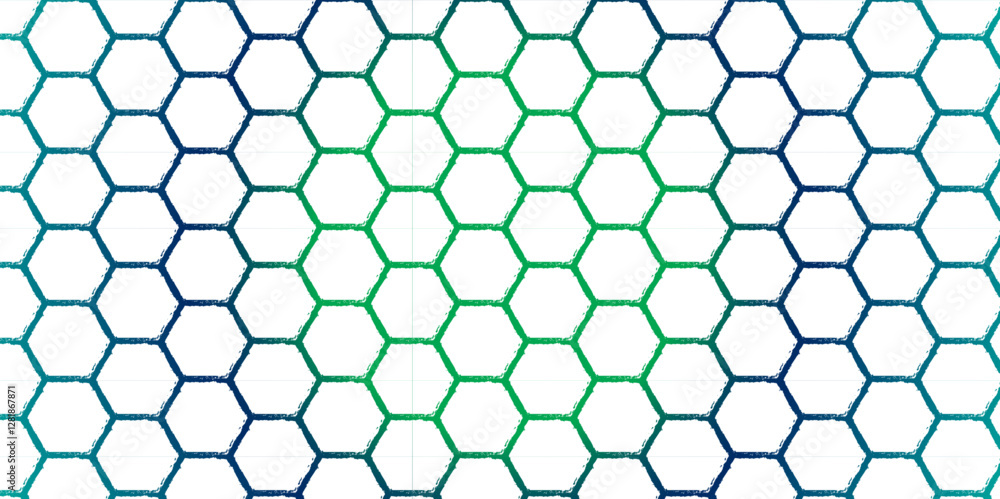 Poster modern hexagonal technology pattern. minimalist honeycomb structure design. illustration. vector. he
