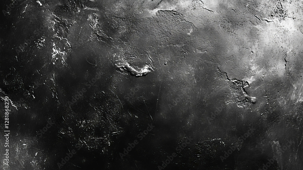 Poster mysterious grey chalkboard texture with erased chalk marks for design projects