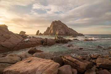 Sugar loaf rock with calm ocean in the southwest, Western Australia