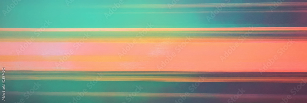 Poster abstract gradient horizontal stripes with soft pastel colors for background design