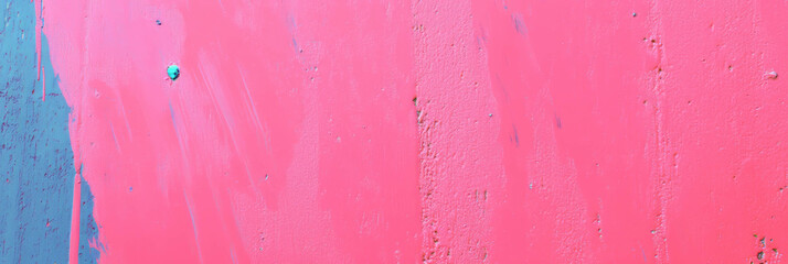 Vibrant hot pink and grey wall texture with abstract brushstrokes