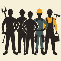 group of workers