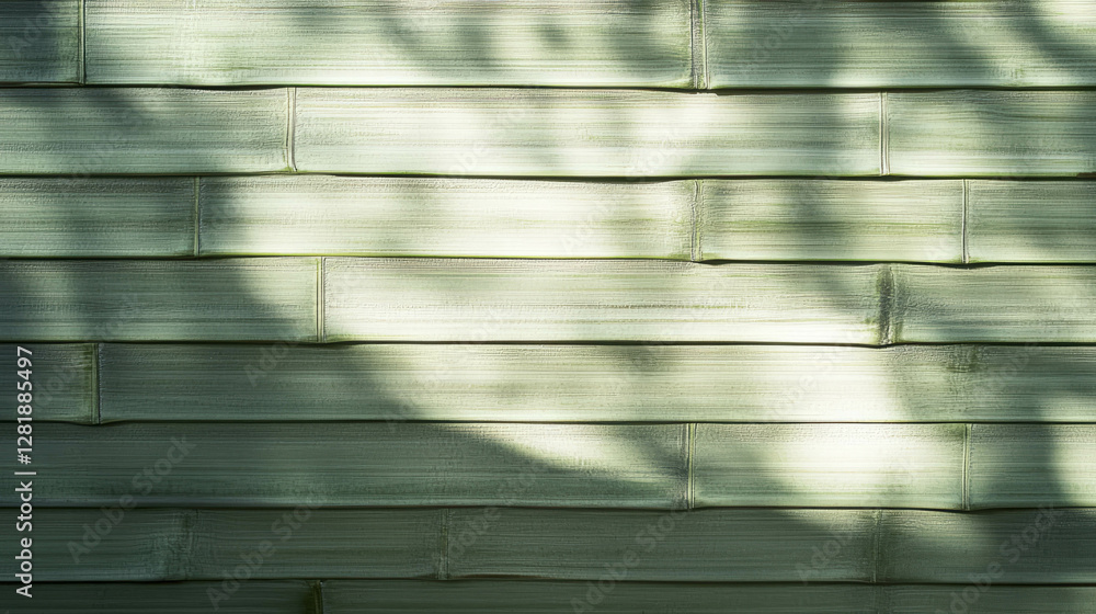 Poster light green bamboo texture with soft lighting effect for nature-inspired design