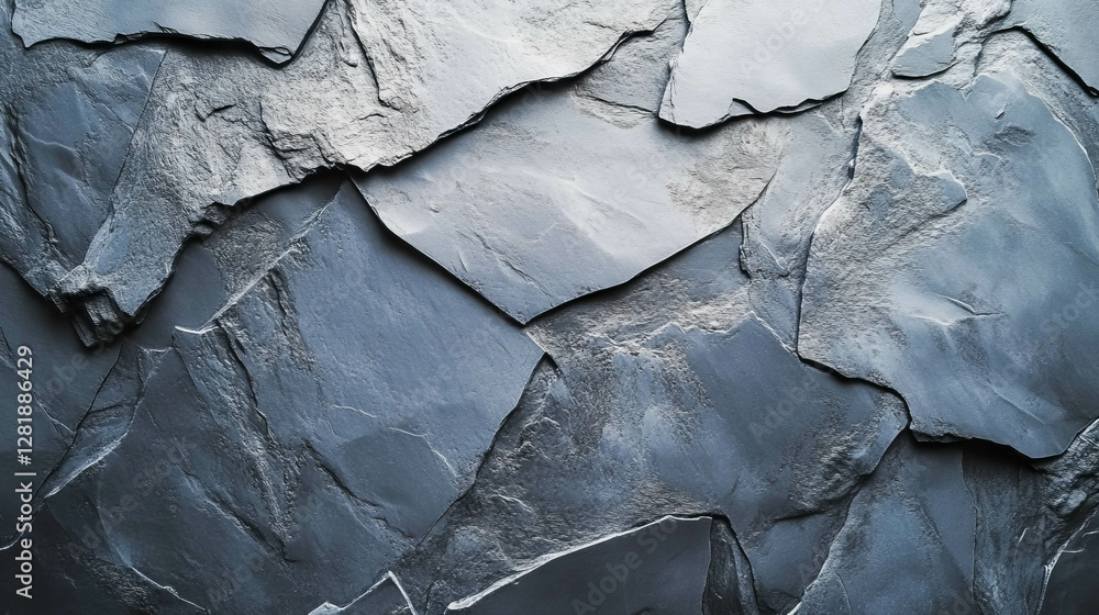 Poster elegant light grey slate surface with smooth texture for interior design and architecture