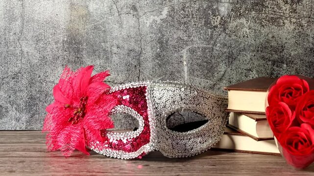dia  libro mascara veneciana lectura misterio
