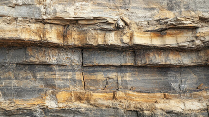 Limestone rock texture with dark grey streaks and natural patterns for design and background use