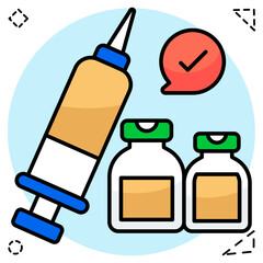 Premium download icon of injection
