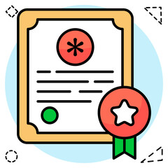 Vector design of medical degree