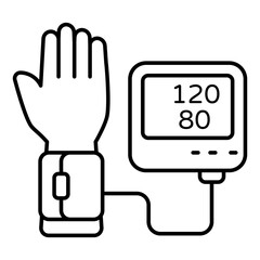 Premium download icon of bp apparatus