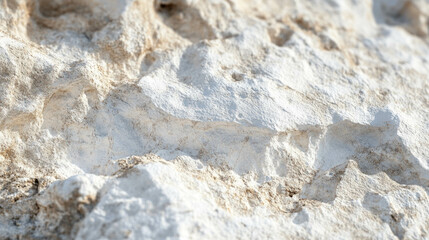 Textured limestone surface with white chalky finish for natural backgrounds or designs