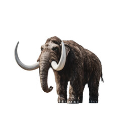 Obraz premium mammoth isolated on white background