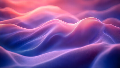 Obraz premium Abstract wavy surface with vibrant colors, resembling landscape or fabric, suitable for backgrounds or digital art