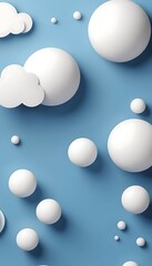 abstract blue background with bubbles